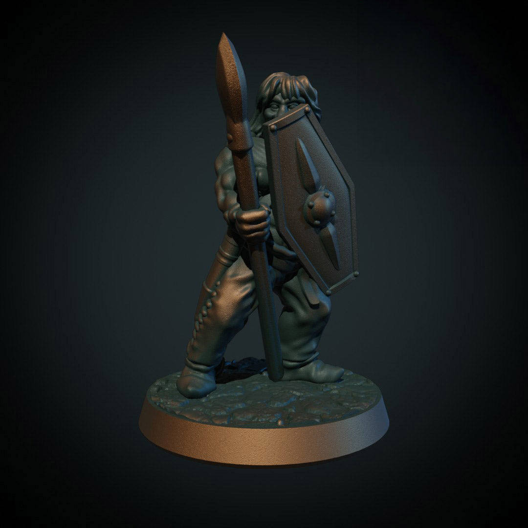 Barbarian Germanic Spear (Brite Minis)