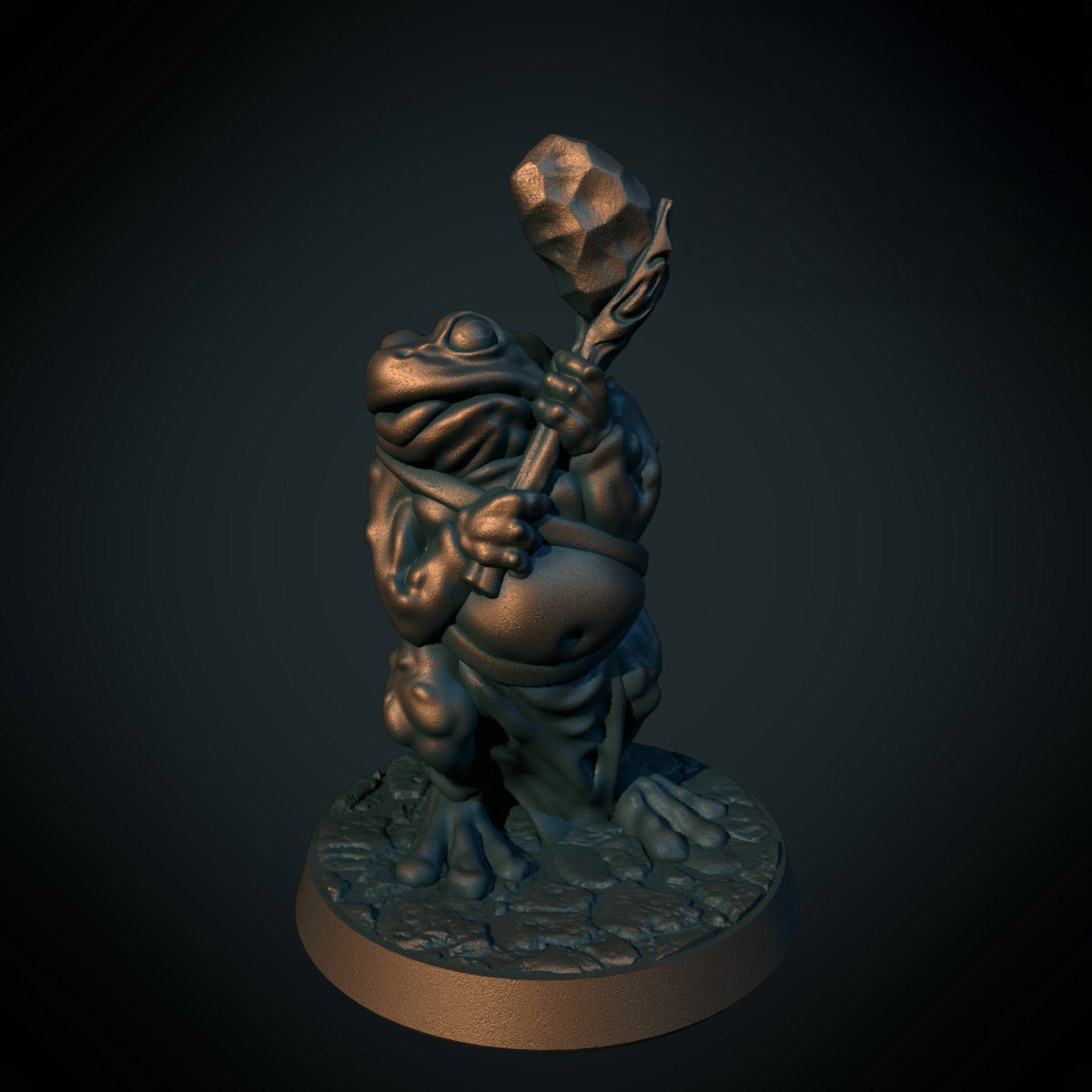 Frogfolk Axe 01 (Brite Minis)