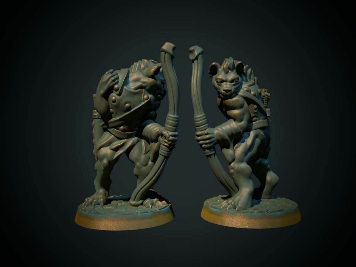 Gnoll Archer 01 (Brite Minis)