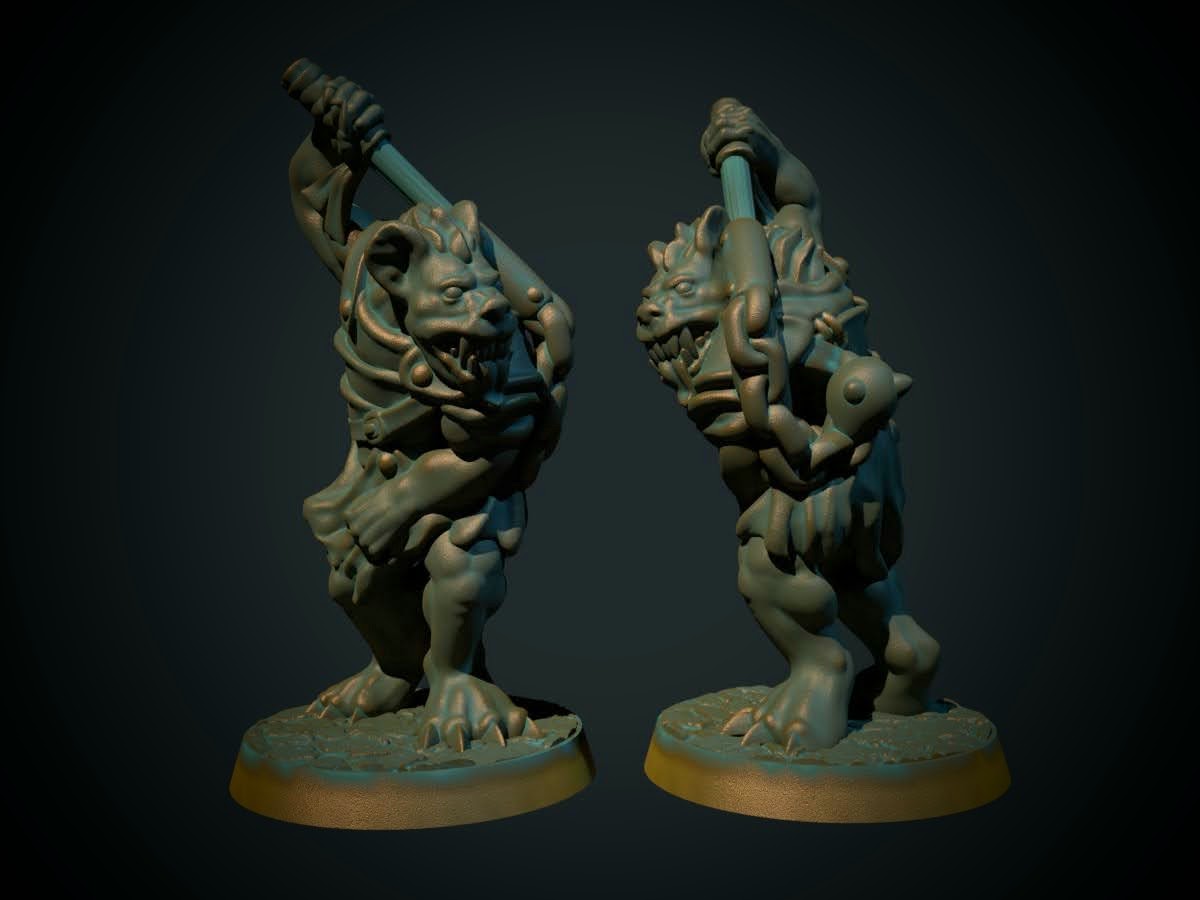 Gnoll Morningstar (Brite Minis)