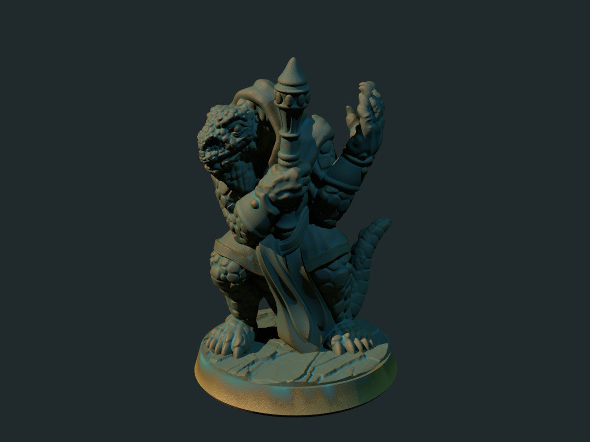 Lizardman Mage (Brite Minis)