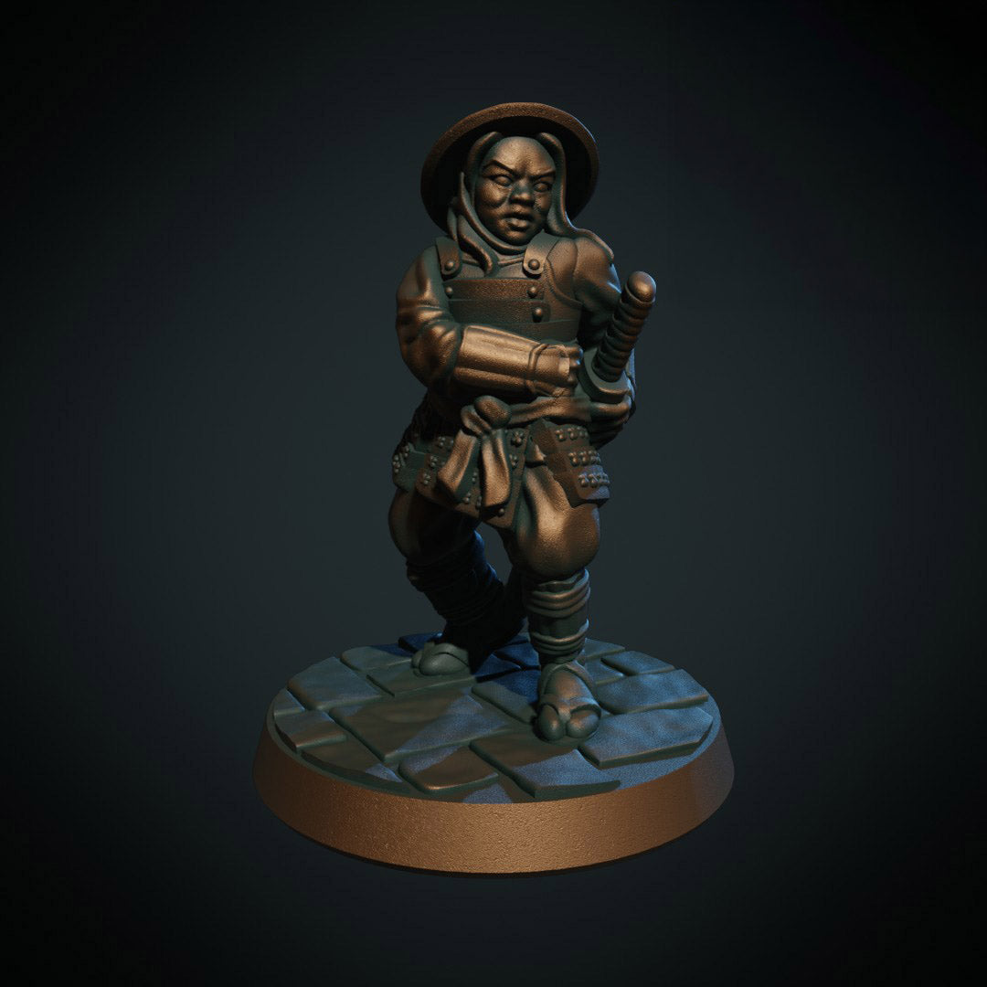 Oriental Female Warrior (Brite Minis)