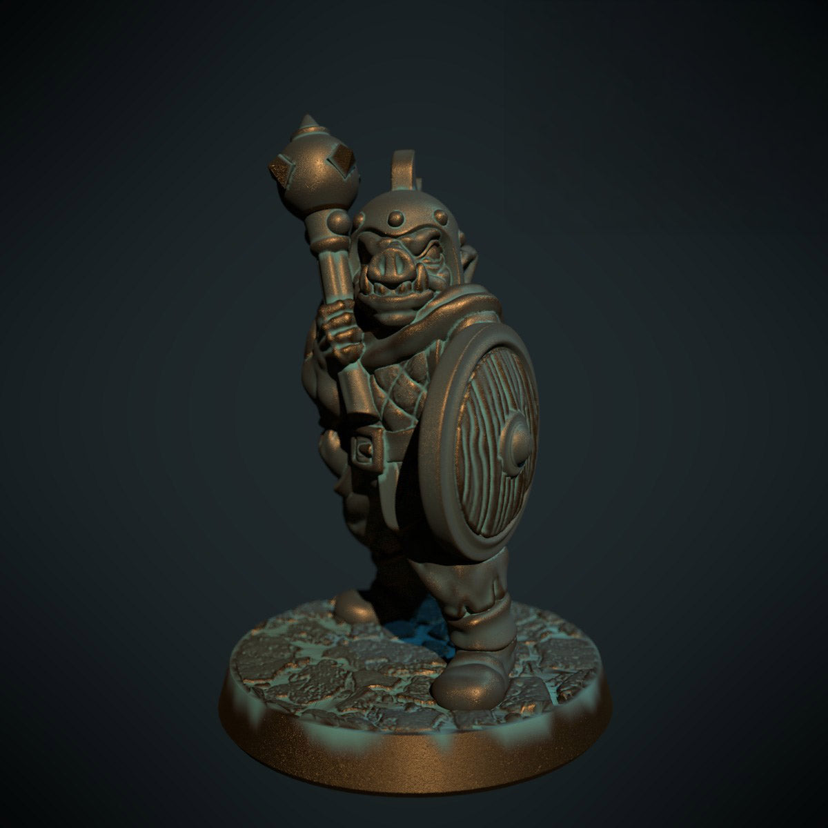 Pigface Orc Mace (Brite Minis)