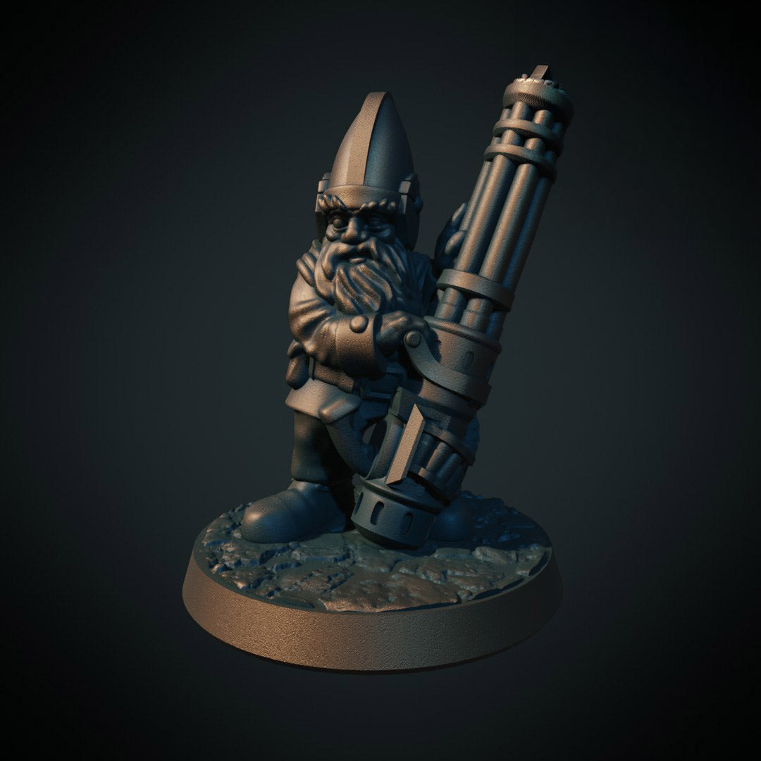 Space Dwarf Minigun (Brite Minis)