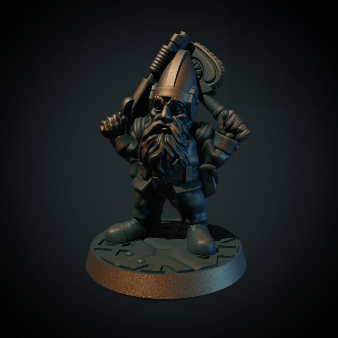 Space Dwarf Shotgun Axe (Brite Minis)