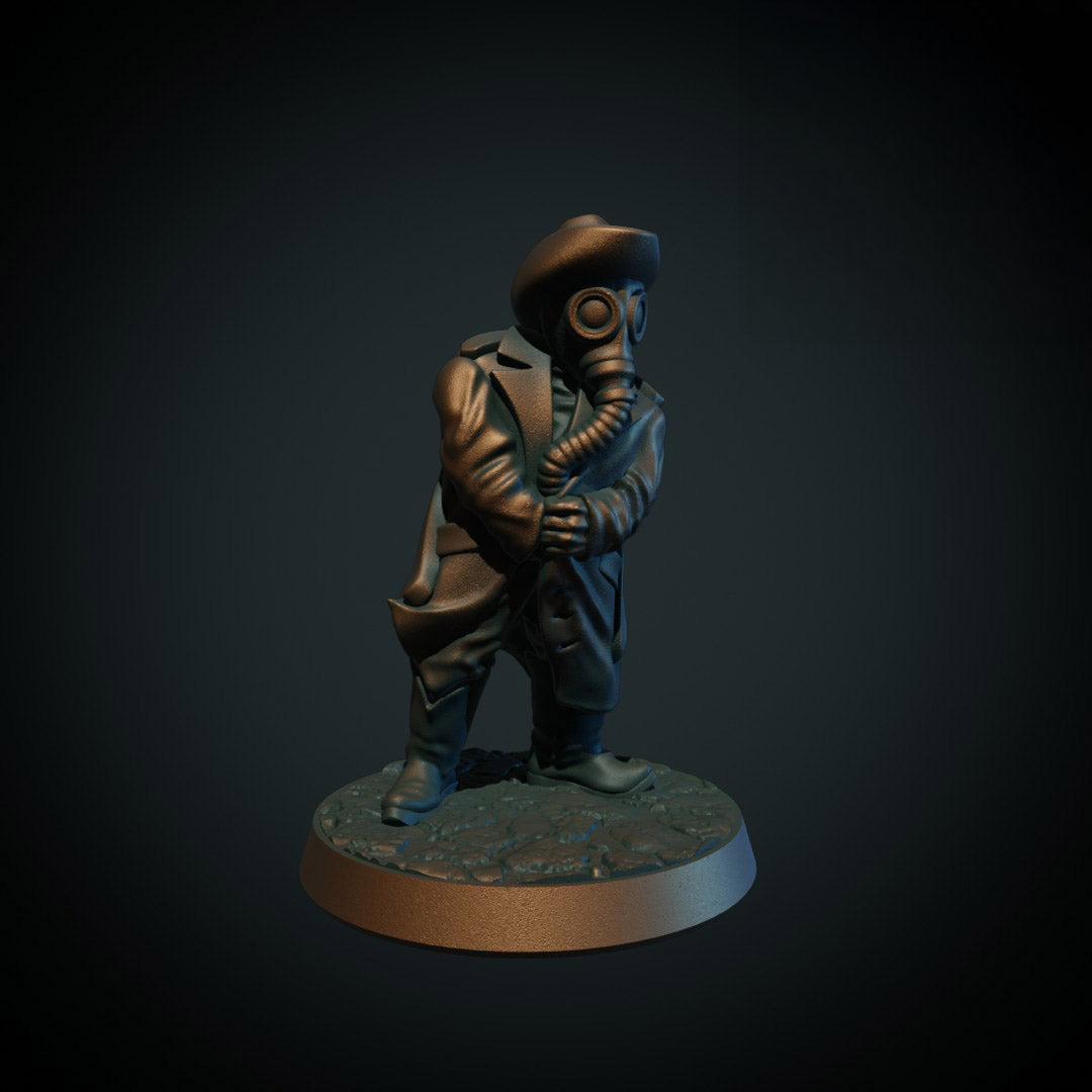 Wildwest Gasmask Trenchcoat (Brite Minis)