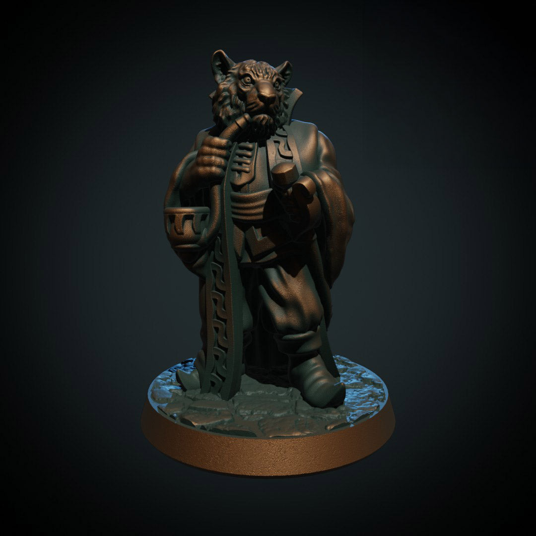 Catfolk Tiger Noble (Brite Minis)