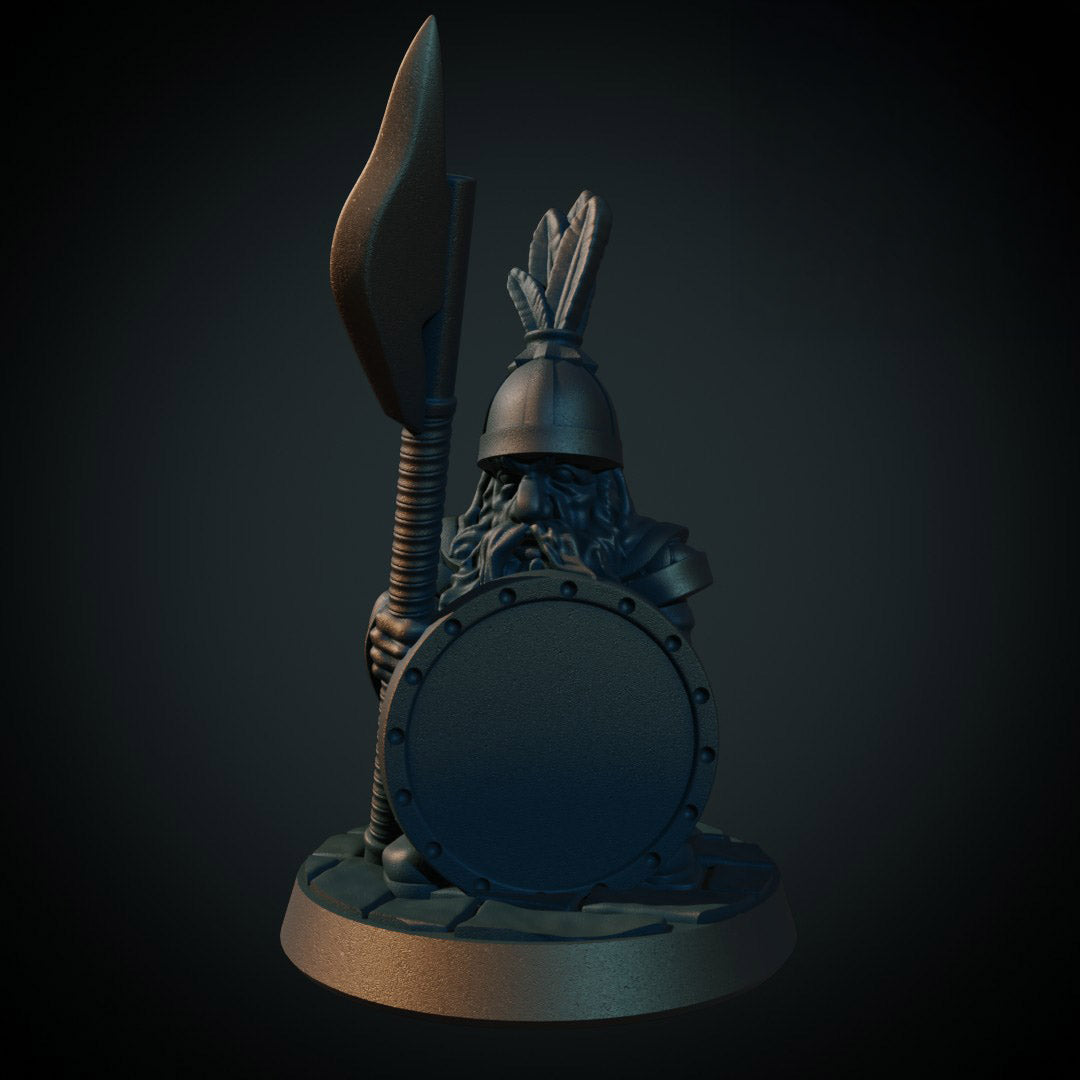 Dwarf Halberdier 03 (Brite Minis)