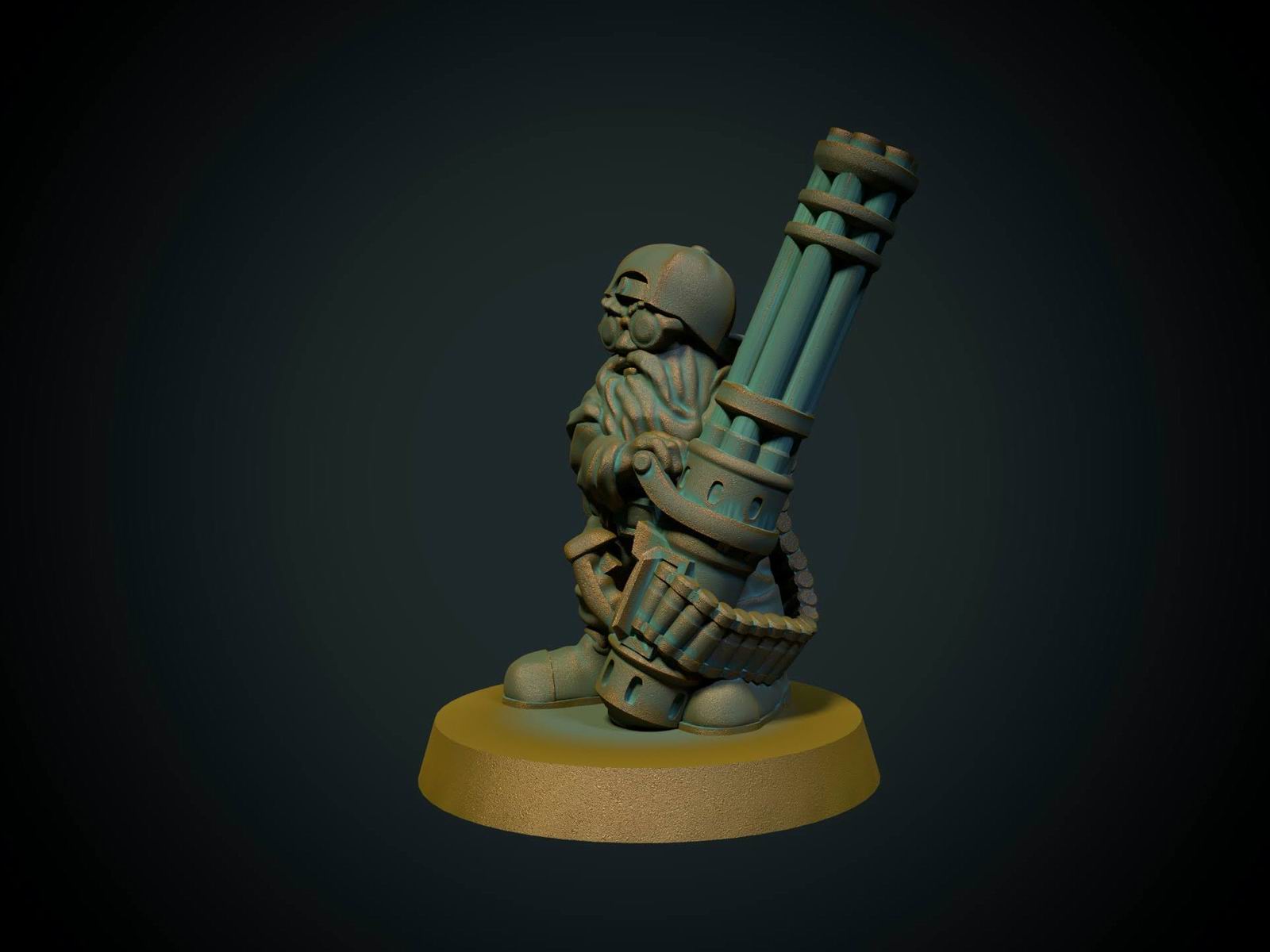 Dwarf Minigun 01 (Brite Minis)