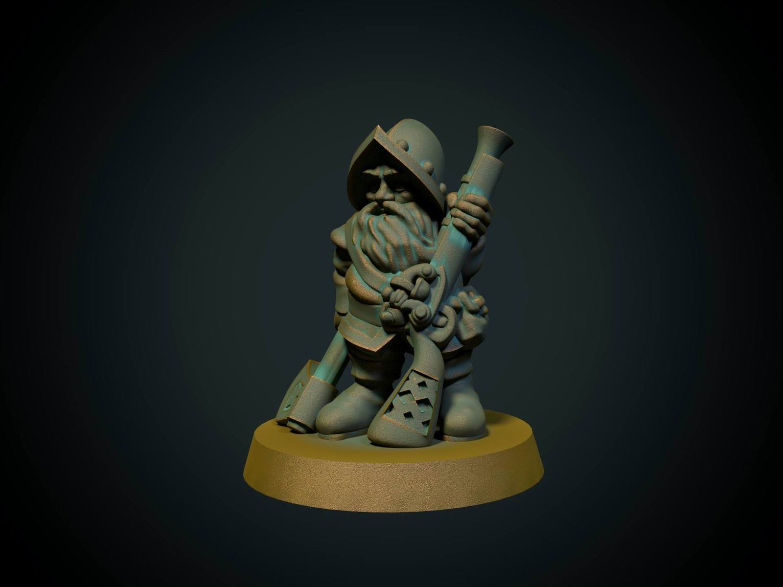 Dwarf Rifleman 01 (Brite Minis)