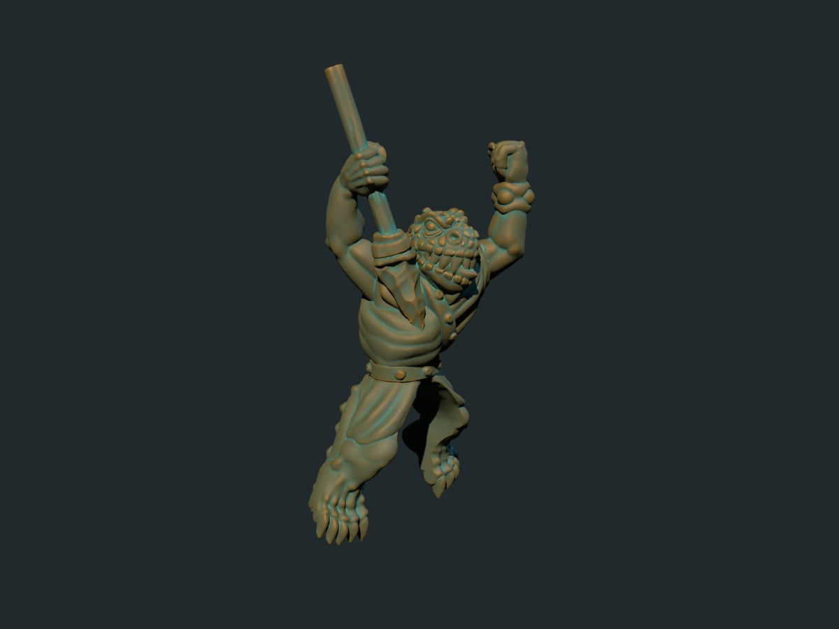 Rider Lizardman Javelin (Brite Minis)
